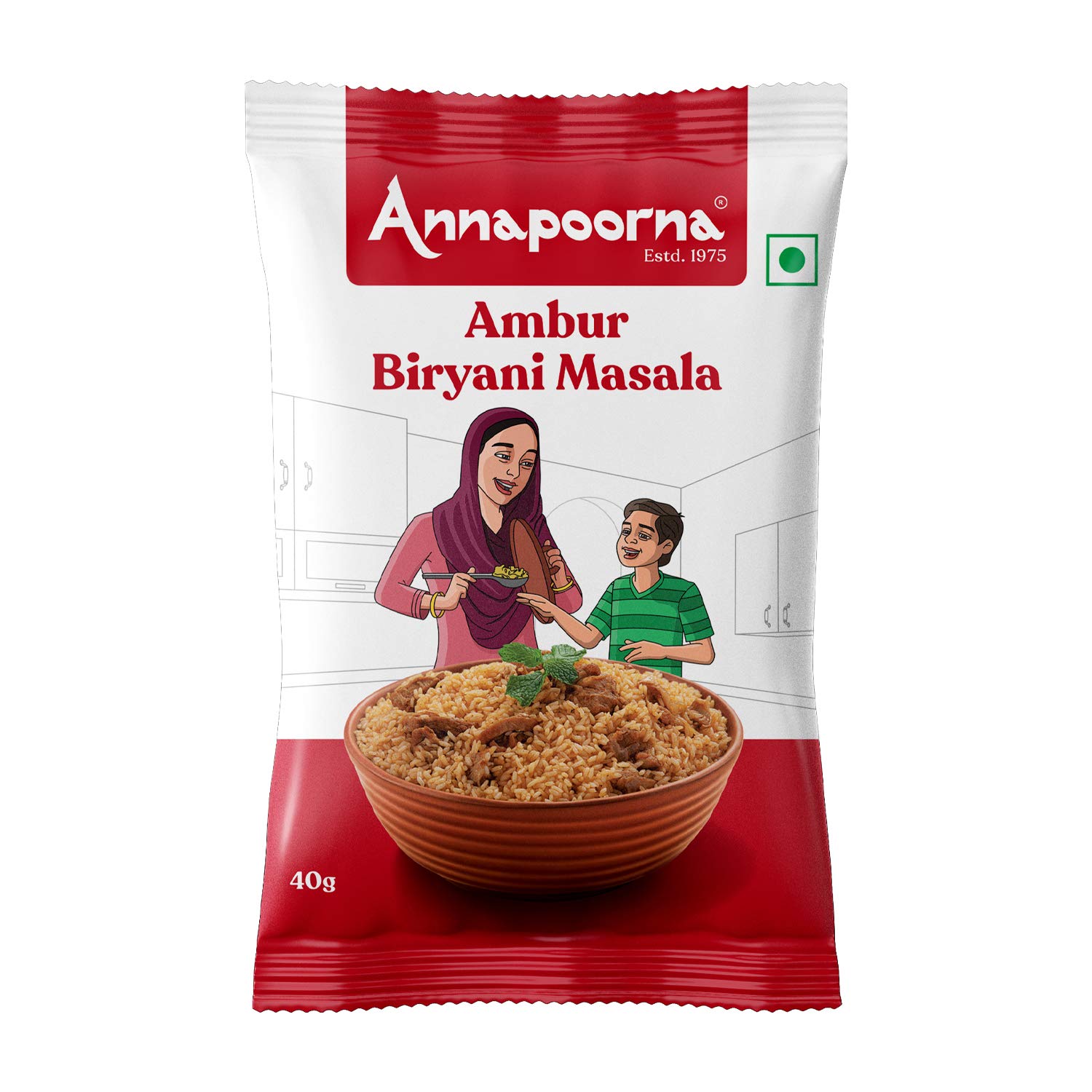 Annapoorna Ambur Biriyani Masala (40g)