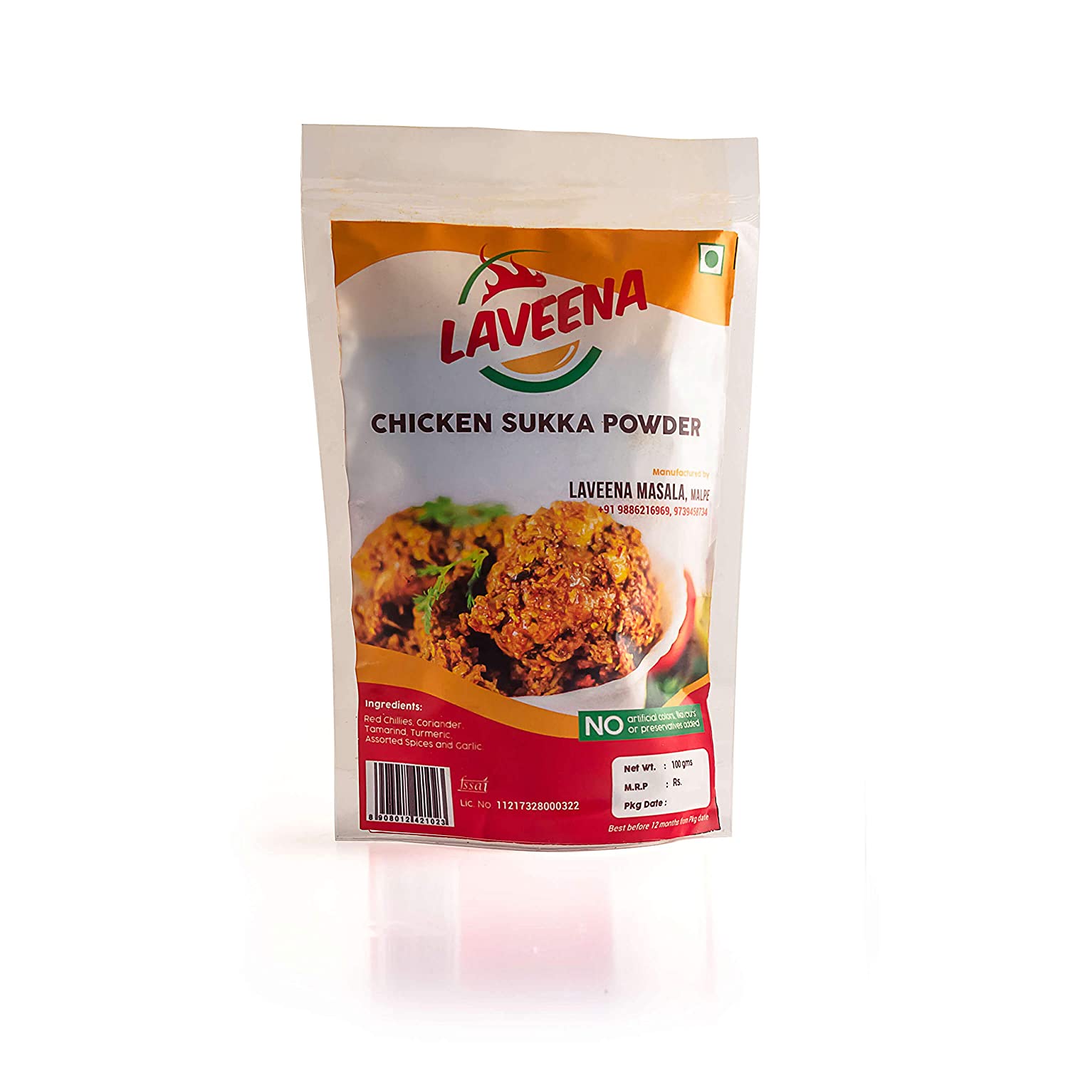 Laveena Masala Chicken Sukka Powder (100g )