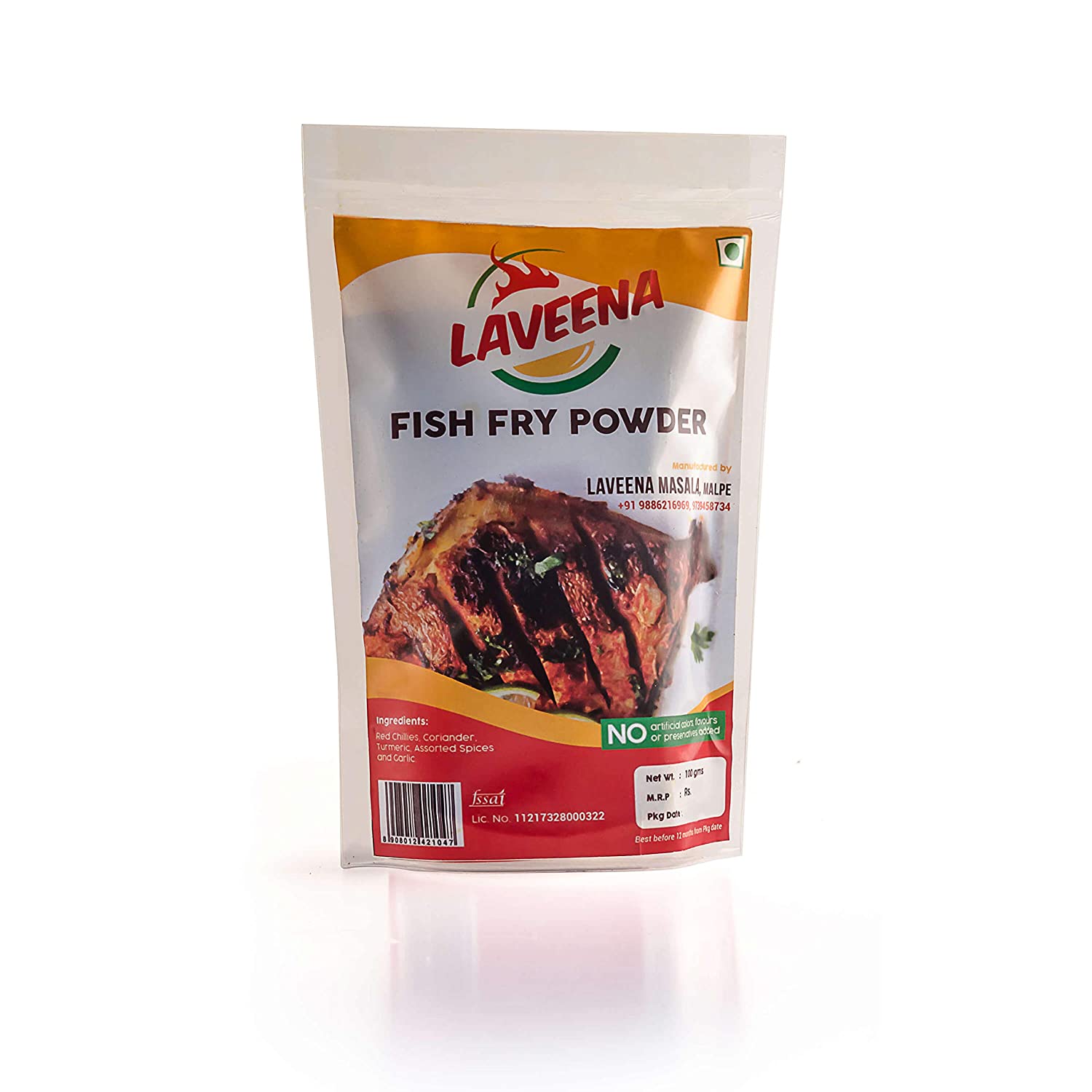 Laveena Masala Fish Fry Powder ( 250g )