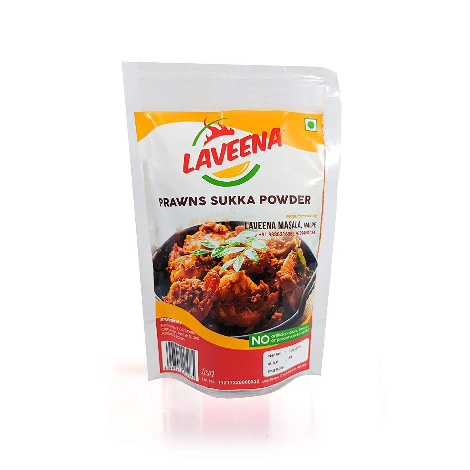 Laveena Masala Prawns Sukka Powder (250g)