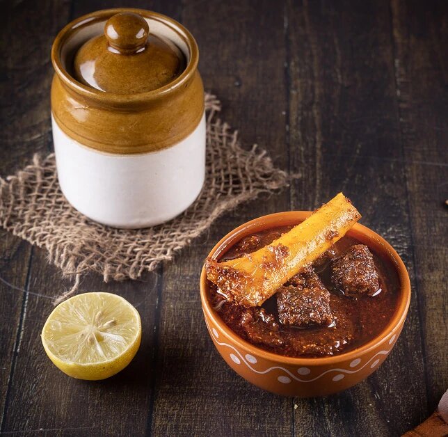 Mutton Pickle with Bone - Authentic Godavari Style 250g